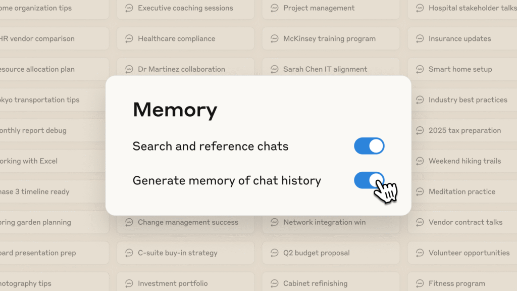 Anthropic’s Claude Chatbot Set to Receive “Memory” Upgrade 10 1 Memory Modal blog inline EncT0g