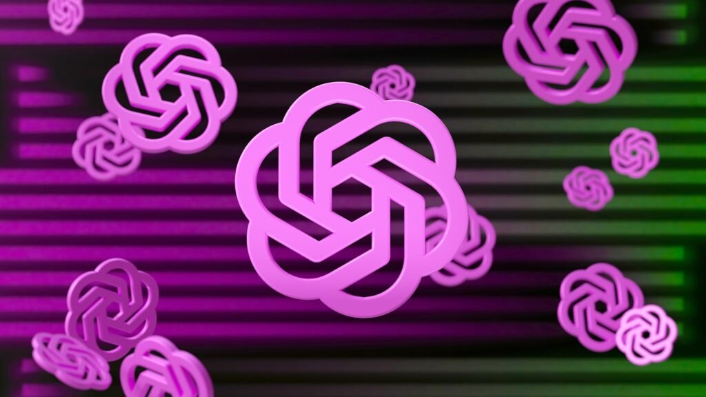 Larry Summers Quits OpenAI After Epstein Email Scandal 6 a purple and green background with intertwined circles