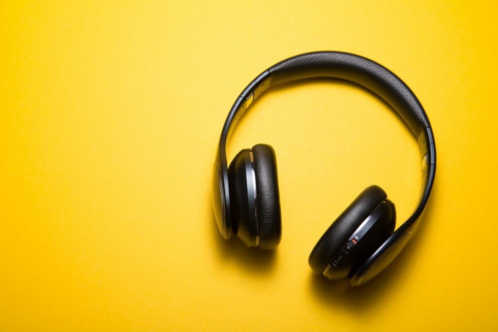 The Future of Listening: Share Audio Like Never Before 7 flatlay photography of wireless headphones