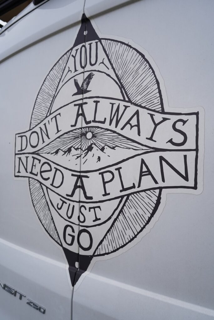 💥 “No One Will Support It”: Ukraine’s Soldiers React to the US Peace Plan — The Comedy Edition 💥 4 a sticker that says you don't always need a plan just go