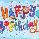 Amazon Pay gift card birthday digital with festive balloons and cake design