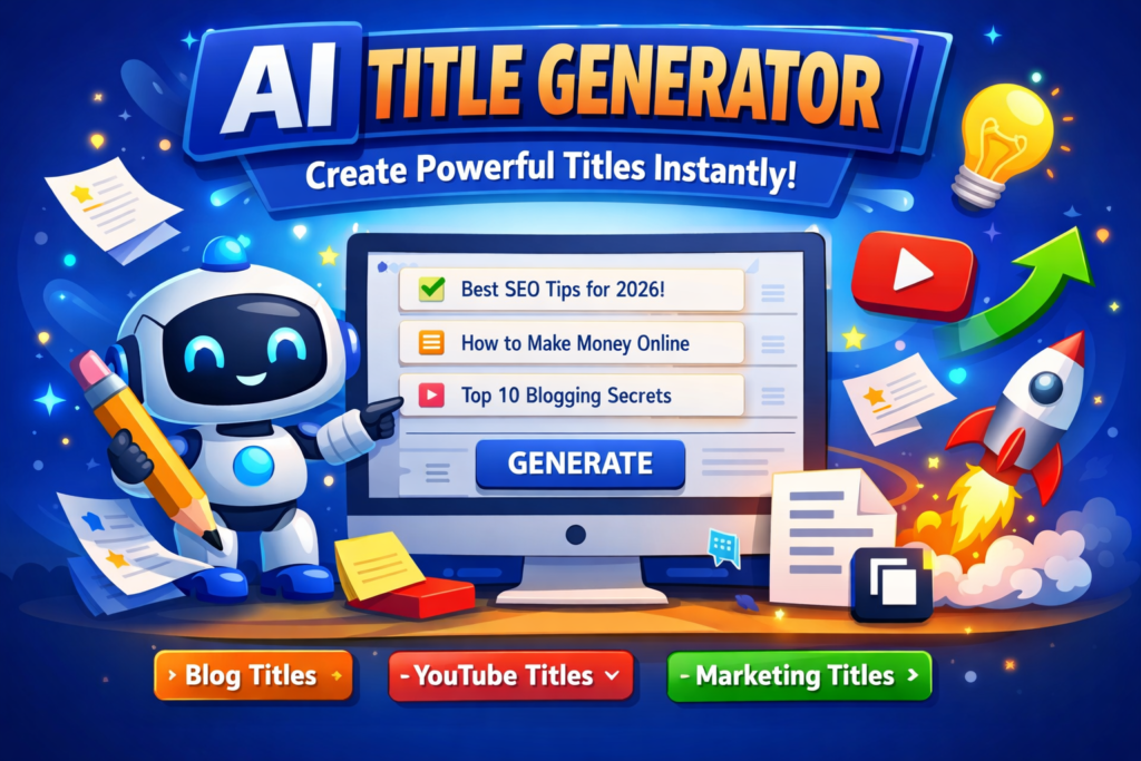 AI title generator 1 AI Title Generator
