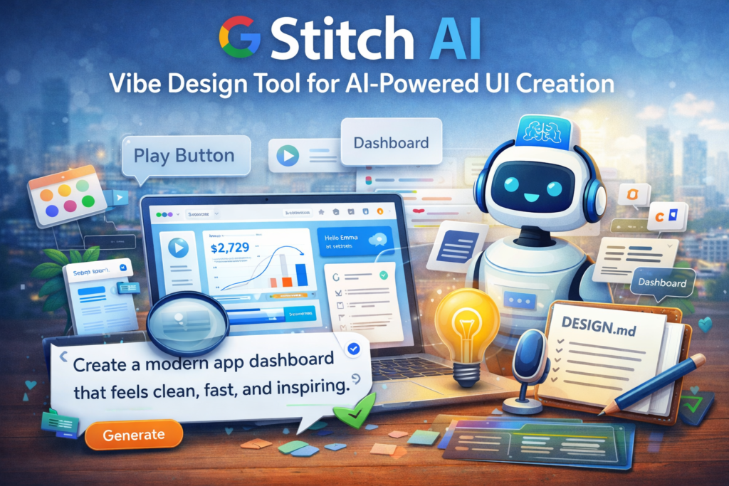 Google Stitch AI design tool