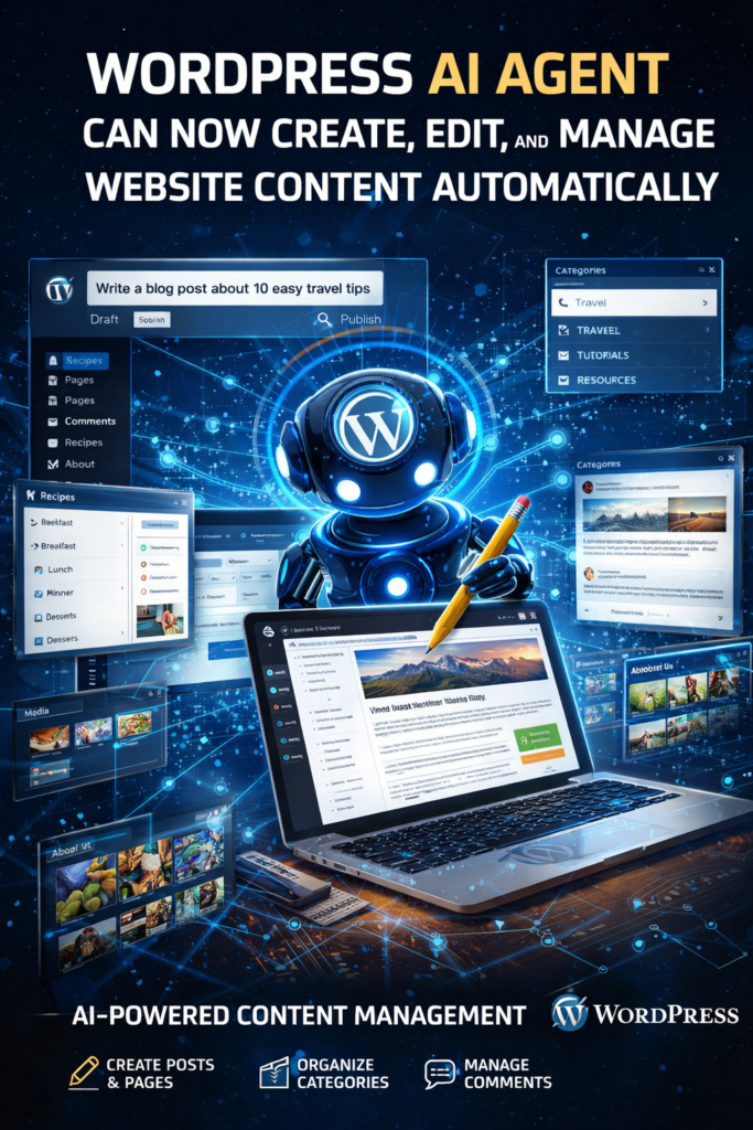 WordPress AI agent content management