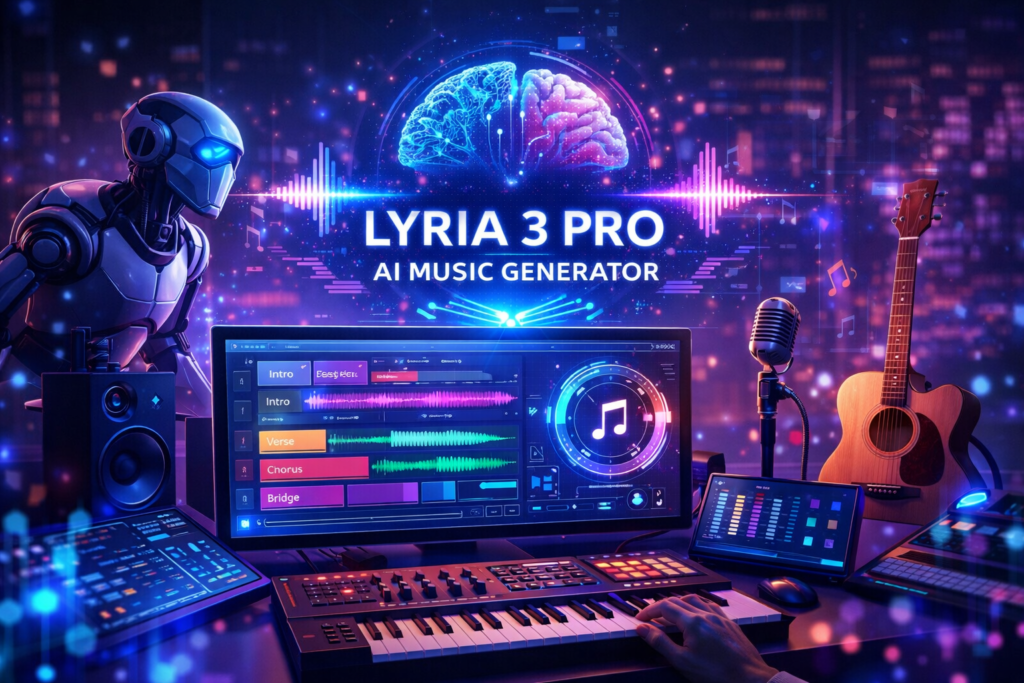 Lyria 3 Pro AI music generator