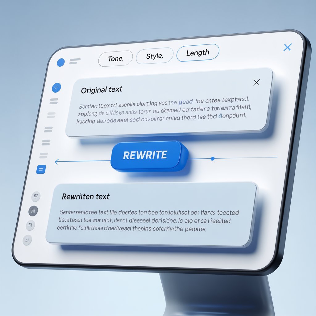 Sentence Rewriter 1 sentence rewriter