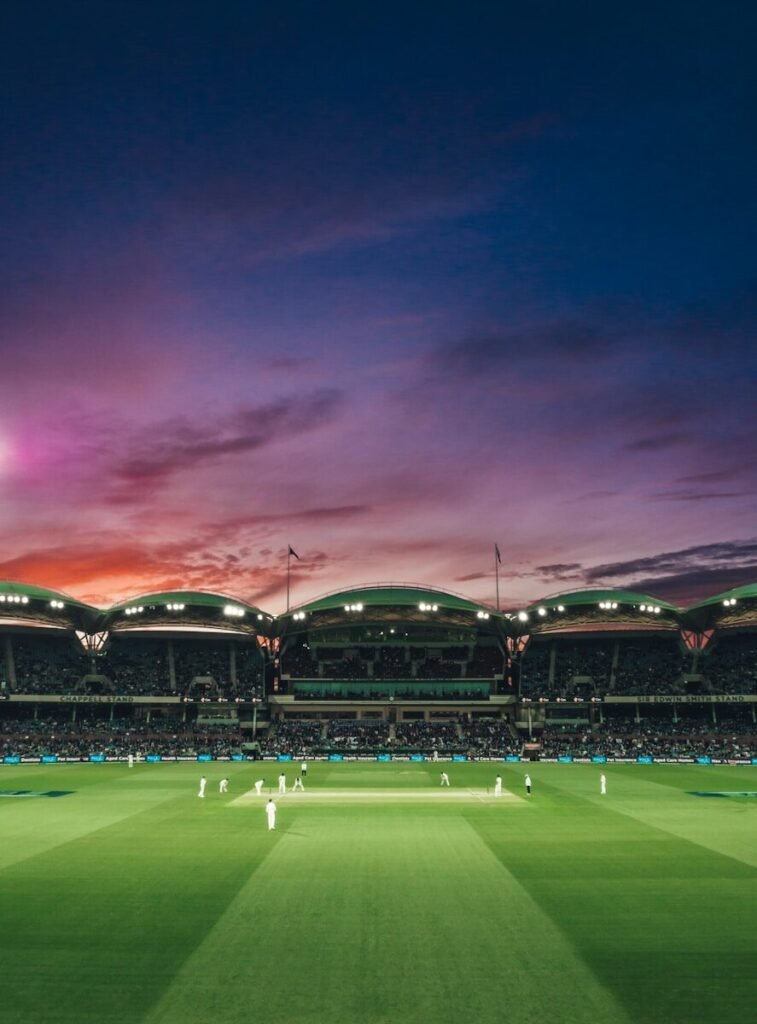 India vs. New Zealand: The Final Countdown – Breaking the "Kiwi Curse" in the 2026 T20 World Cup 5 people watching game of cricket during sunset
