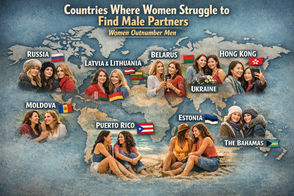 Countries Where Women Struggle to Find Male Partners: Understanding the Global Dating Imbalance 1 countries where women struggle to find male partners