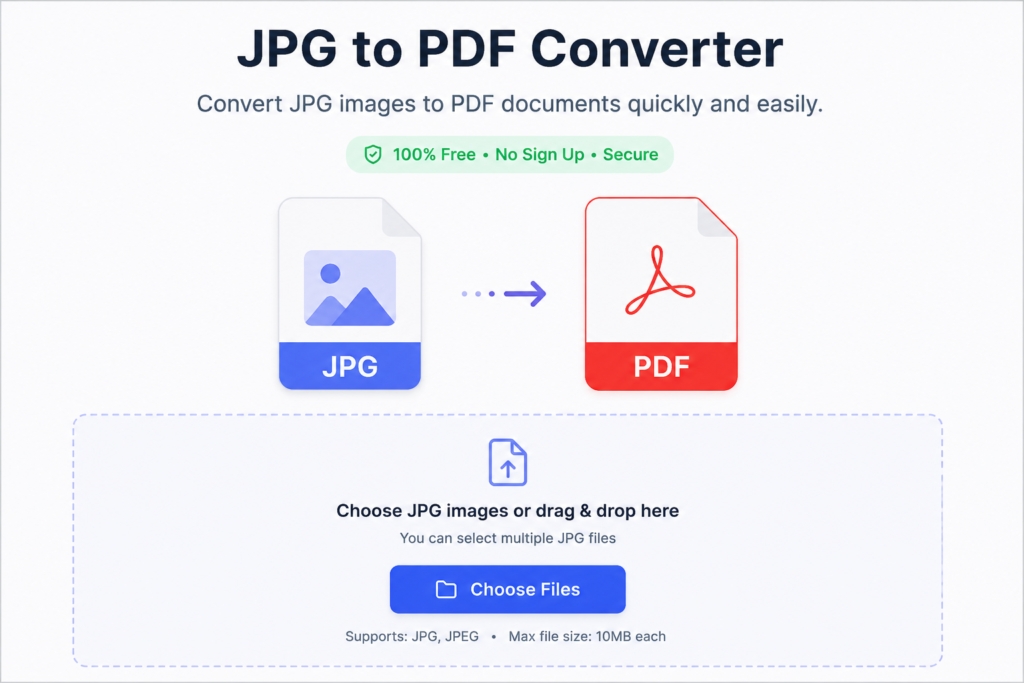 JPG to PDF converter free
