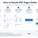 how to rotate PDF pages online