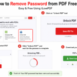 remove password from PDF free