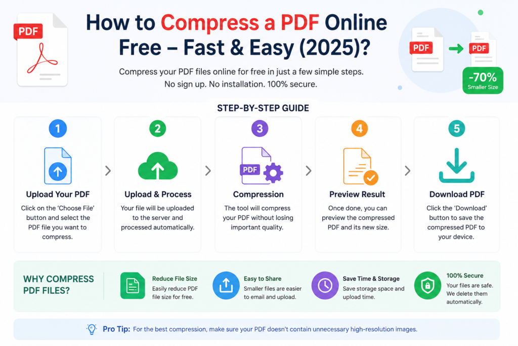 How to Compress a PDF Online Free – Fast & Easy (2025)? 1 compress a PDF online free