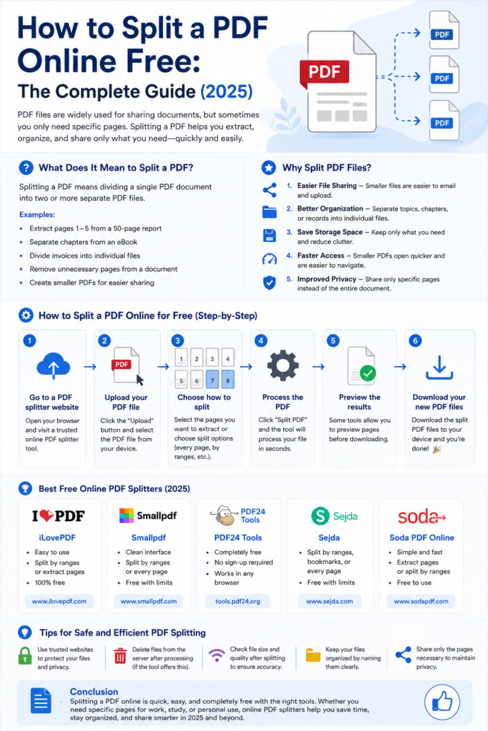 split a PDF online free