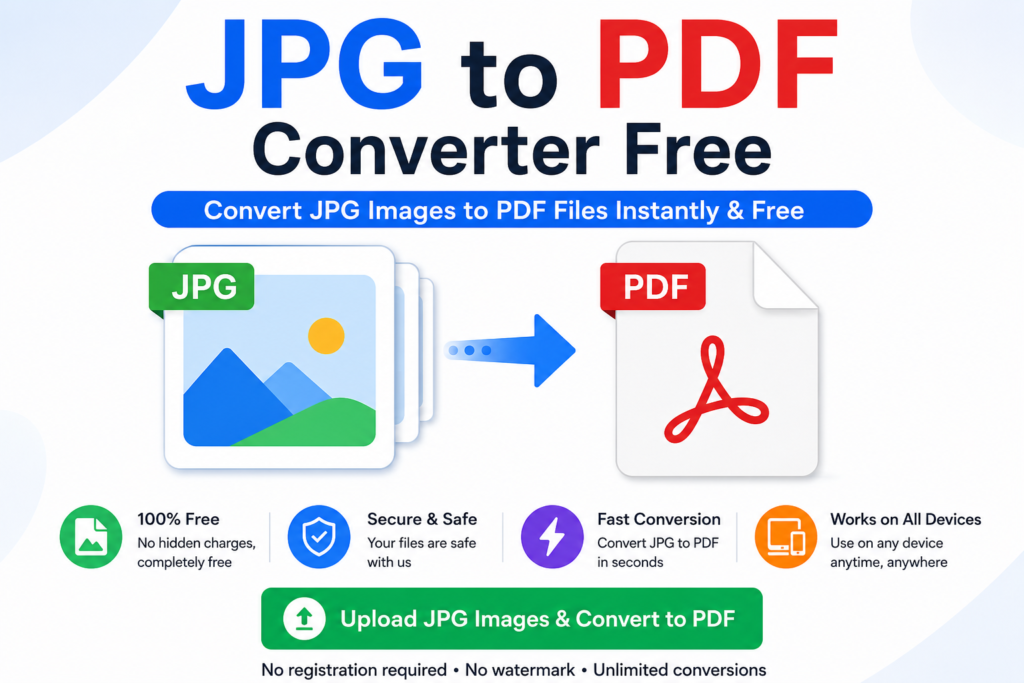 JPG to PDF converter free
